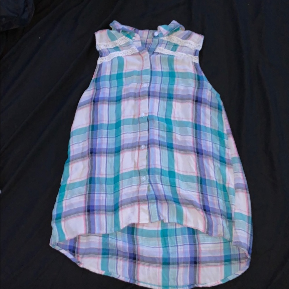 Plaid button up